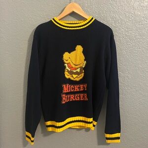 Tokyo Disney • Mickey Burger Crew Neck Sweater